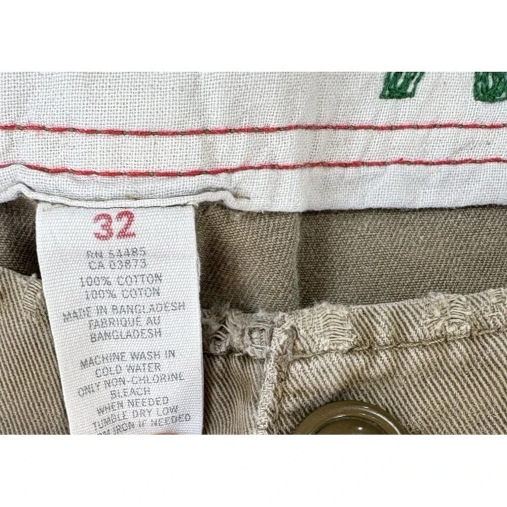 Y2K Vintage American Eagle Cargo Shorts Mens 32 Skater Distressed Utility Indie